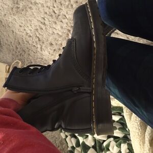 Steel toed doc martens
